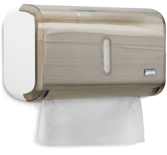 dispenser urban toalheiro compacto visor transparente